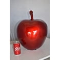 thumbnail image 3 of Big Red Apple Made of Resin Statue Size: 15" x 15" x 17"H, 3 of 11
