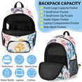 thumbnail image 5 of Herdesigns Paw Print Backpack with Lunch Box Paw Print Pet Animal Lightweight Large Travel Work Laptop Backpacks Set Casual Daypacks, 5 of 8