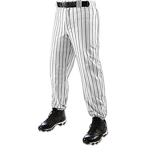 RAWLINGS Mens Semi-Relaxed Pants with Pin Stripe Design 