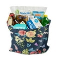 thumbnail image 3 of Tropical Flower and Leaves Foldable Grocery Bag - Eco-Friendly & Spacious Shopping Bag, 3 of 6