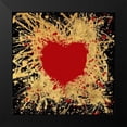 thumbnail image 2 of Heart of Gold 1 20x20 Black Modern Framed Museum Art Print Titled - Art Licensing Studio, 2 of 5