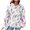 Purple, variant on Riecok Fall Sweatshirts for Women Raglan Sleeve Hooded Drawstring Pullover Drawstring Pullover Tops with Pocket Cozy Casual Clothes
