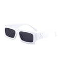thumbnail image 1 of Gafas de sol de impresión X para hombres y mujeres pequeñas gafas cuadradas Punk personalidad moda Vintage gafas de ojos marcos, 1 of 4
