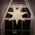 thumbnail image 2 of Adorno colgante de luz LED de estrella hueca para fiesta, rejilla de ventana con forma de estrella 3D brillante, farol de papel colgante para decoración del hogar, boda, 2 of 5