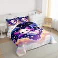 thumbnail image 3 of Manfei Cute Axolotl Bedding Comforter Set 2pcs for Kids, Glitter Stars Galaxy Twin Comforter Sets, Kawaii Animal Bedding Set, Luxury Bedroom Decor, 3 of 8