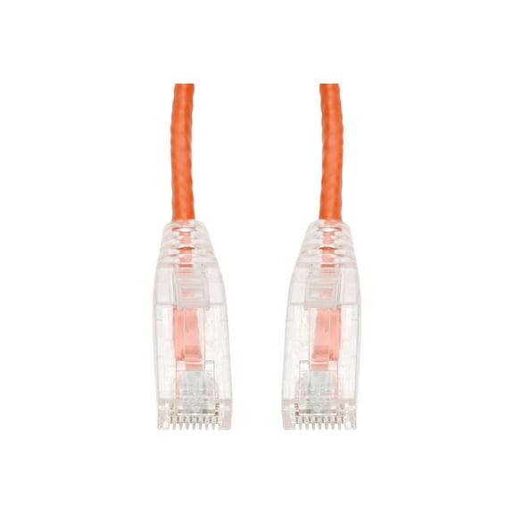 AddOn ADD1FSLCAT6OE 1' Cat6 Slim RJ45 Patch Cable Orange