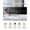 thumbnail image 5 of Blue Solid Color Texture Blackout Curtains 63 Inches Long for Bedroom, Simple Blue Pattern Thermal Insulated Room Darkening Black Out Window Curtain Panels Grommet Drapes for Living Room, 5 of 8