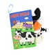 thumbnail image 2 of Libro de tela de dibujos animados Animal Tails Baby Bath Book para niños y niñas (Granja), 2 of 7