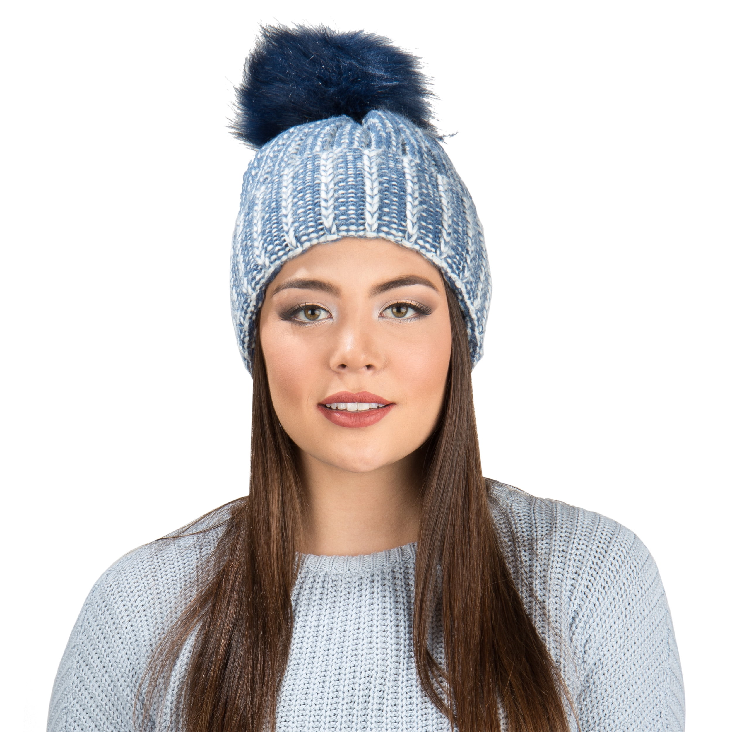 Melinda Ladies Warm Comfy Fall Winter Spring Knitted Beanie