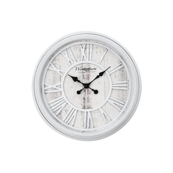 Clocks - 20" Round - Wall Clock - Gray - Transitional