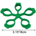thumbnail image 3 of 2pcs Portable Finger Stretcher Silicone Soft Unisex Hand Exerciser Grip Strength Strengthener Five-Finger Tension Ring Trainer, 3 of 5