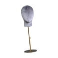 thumbnail image 4 of Decodeary Mannequin Head Model Velvet Stable for Hair Hairpieces Stand Rack Salon, 4 of 9