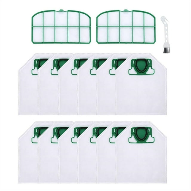 Bolsas de Aspiradora para Estación de Aspiración Kobold VK200 FP200 con Filtros Hepa, Accesorios para Bolsas de Polvo