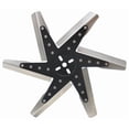 thumbnail image 1 of Derale Cooling Fan 19117 Flex Fan; 17 Inch Diameter x 1-1/8 Inch Depth; 6 Blade; Standard Rotation; Stainless Steel Blade With Black Hub; Up To 8000 RPM; Without Shroud, 1 of 4