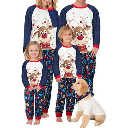 

Jamlynbo Family Christmas Pjs Matching Sets Baby Christmas Matching Jammies for Adults Kids Holiday Xmas Sleepwear Set