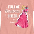 thumbnail image 3 of Disney Princess - Full Of Christmas Cheer Aurora - Youth Girls Short Sleeve T-Shirt, 3 of 5