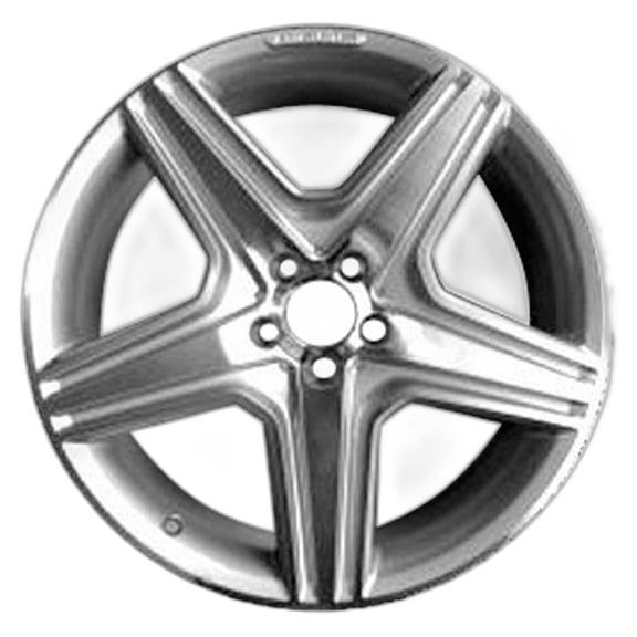 2010 Mercedes ML63 AMG 21" Machined Silver OEM Factory Wheel Rim A1644015202