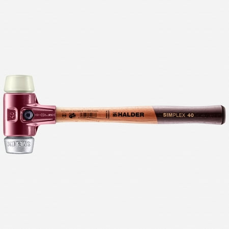 UPC: 4030618302643 | Halder Simplex Mallet with Nylon and Aluminum Inserts / Cast Iron Housing and Wood Handle  1.57  / 23.99 oz.