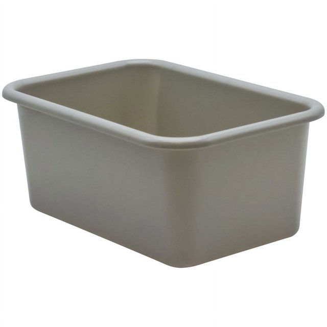 TEACHER CREATED RESOURCES (6 EA) Petit Rangement en Plastique Gris