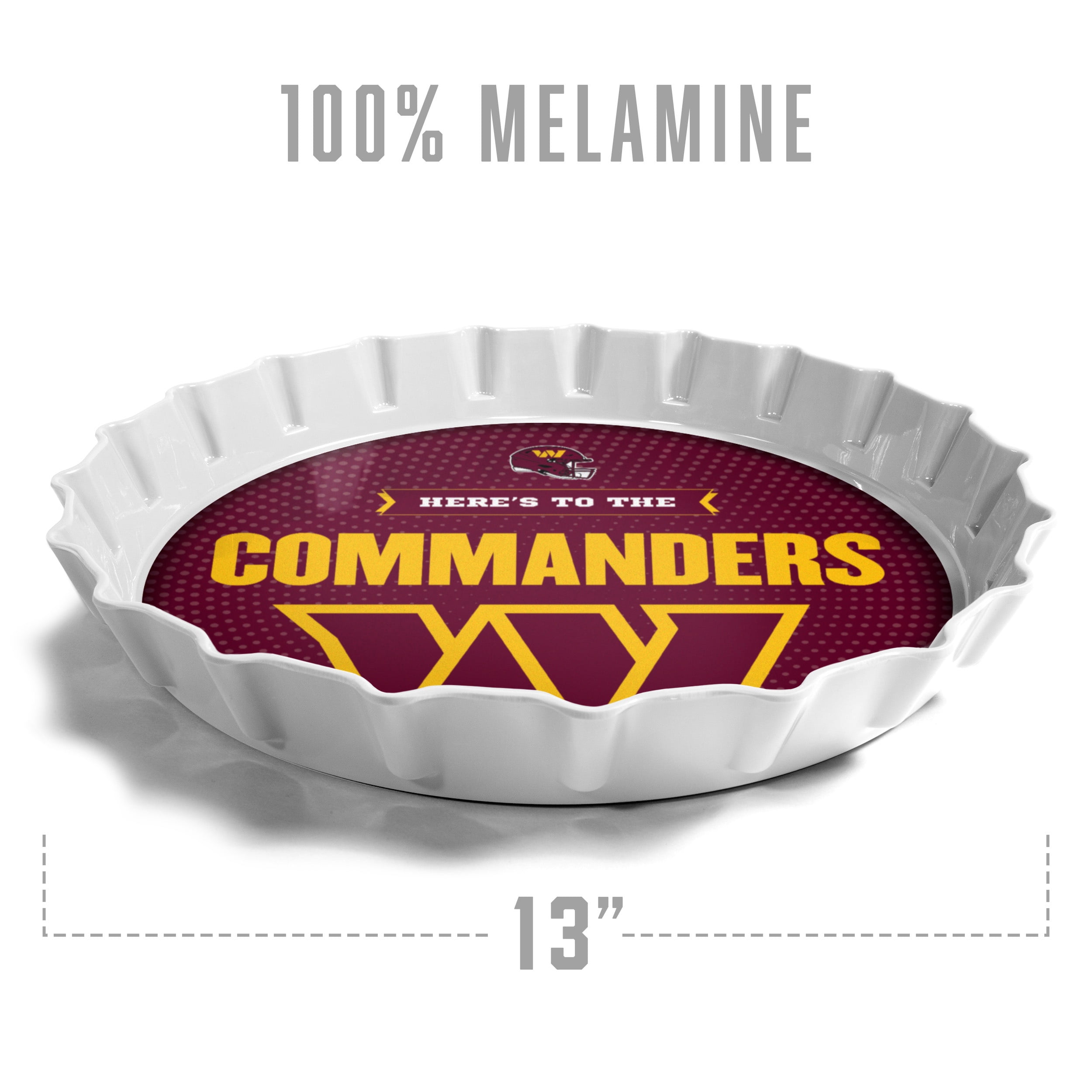 YouTheFan NFL Washington Commanders Bottle Cap Serving Tray