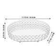 thumbnail image 4 of MasteelfCA 1Pc Jewelry Display Storage Tray Elegant Jewelry Plate Crystal Serving Tray, 4 of 7