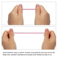 thumbnail image 3 of Uxcell Elastic Cord Heavy Stretch String Rope for Crafting DIY Sewing Hook Straps Camping Tie Down Strap Rose Red 2.5mm x 100m, 3 of 5