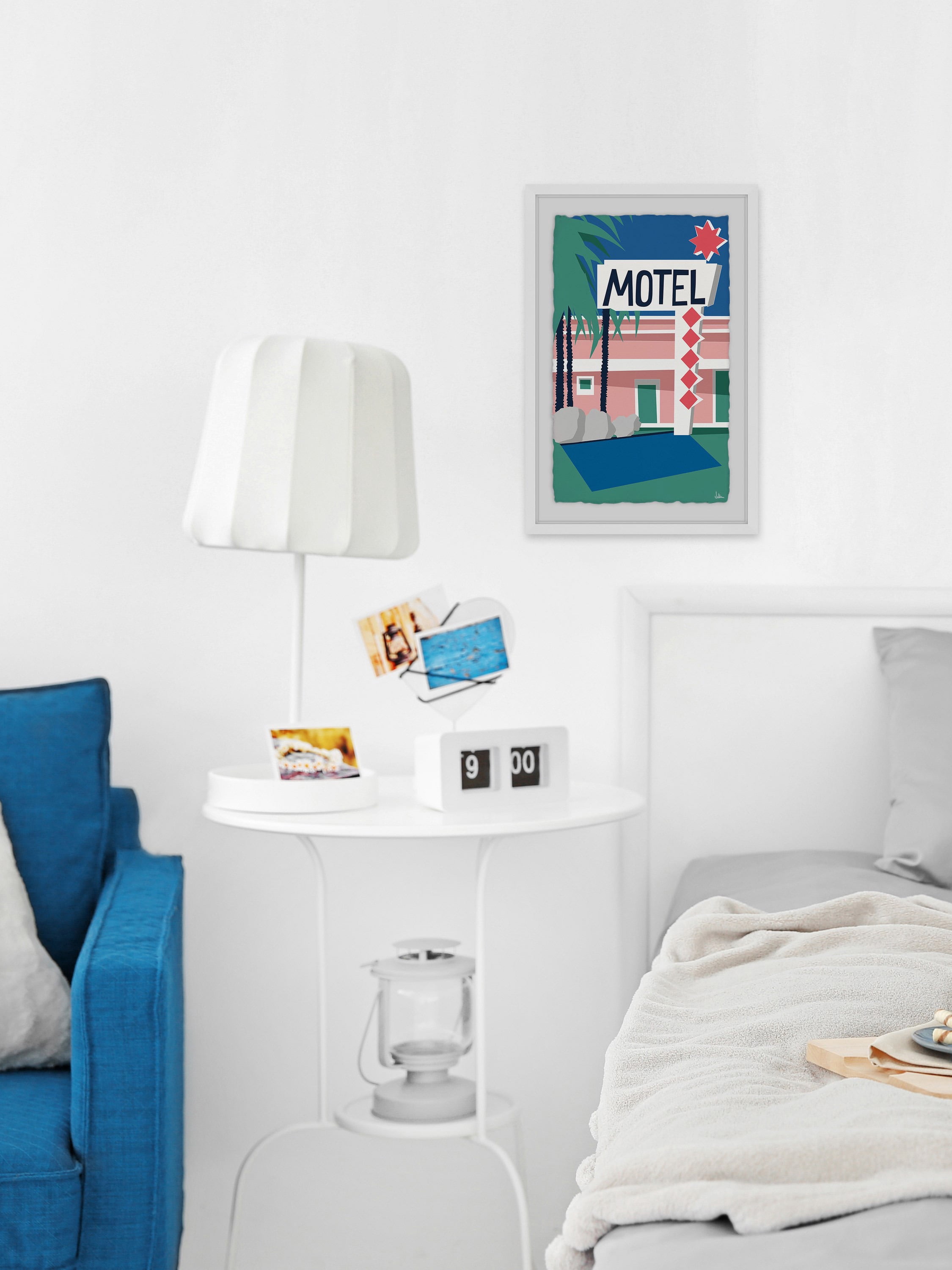 Motel II Framed Painting Print
