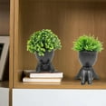 thumbnail image 3 of Artificial Succulents Potted Plant Set, Faux Succulents Office Decorations for Work Desk, Fake Plant Wall Shelf Decor for Gift, Bathroom Small Plants Decoration, Mini Plants Window Sill Decor, 3 of 16