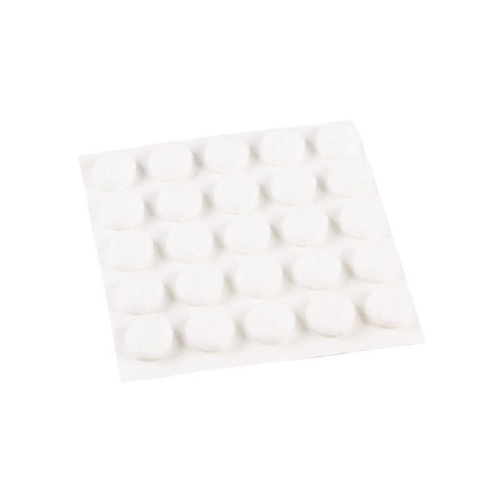 Shepherd Hardware 9957 Felt Gard Pads 3 8 Inch Adhesive Medium Duty Protectors Scratch Free Motion Buffer For Ornaments Appliances Counter Surfaces And More 75 Count Per Pack White 12 Pack Walmart Com Walmart Com