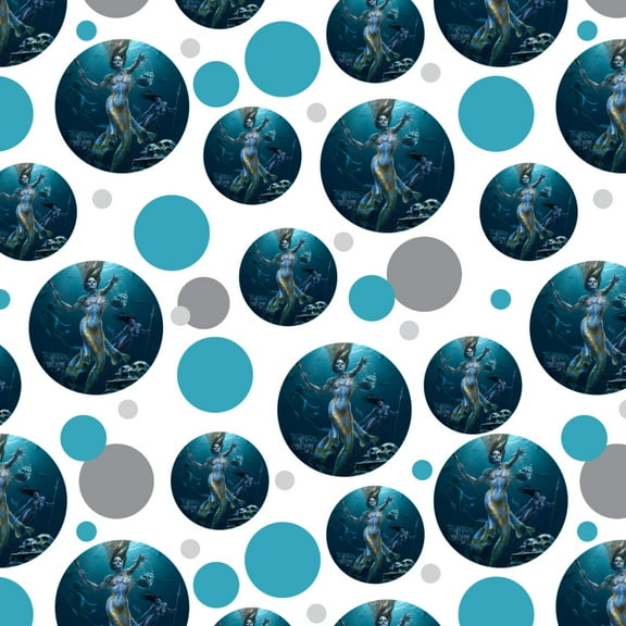Mermaid Ocean Hunt Premium Gift Wrap Wrapping Paper Roll