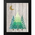 thumbnail image 2 of Bluebird Barn 12x14 Black Modern Framed Museum Art Print Titled - Whimsical Trees Under the Moon, 2 of 5