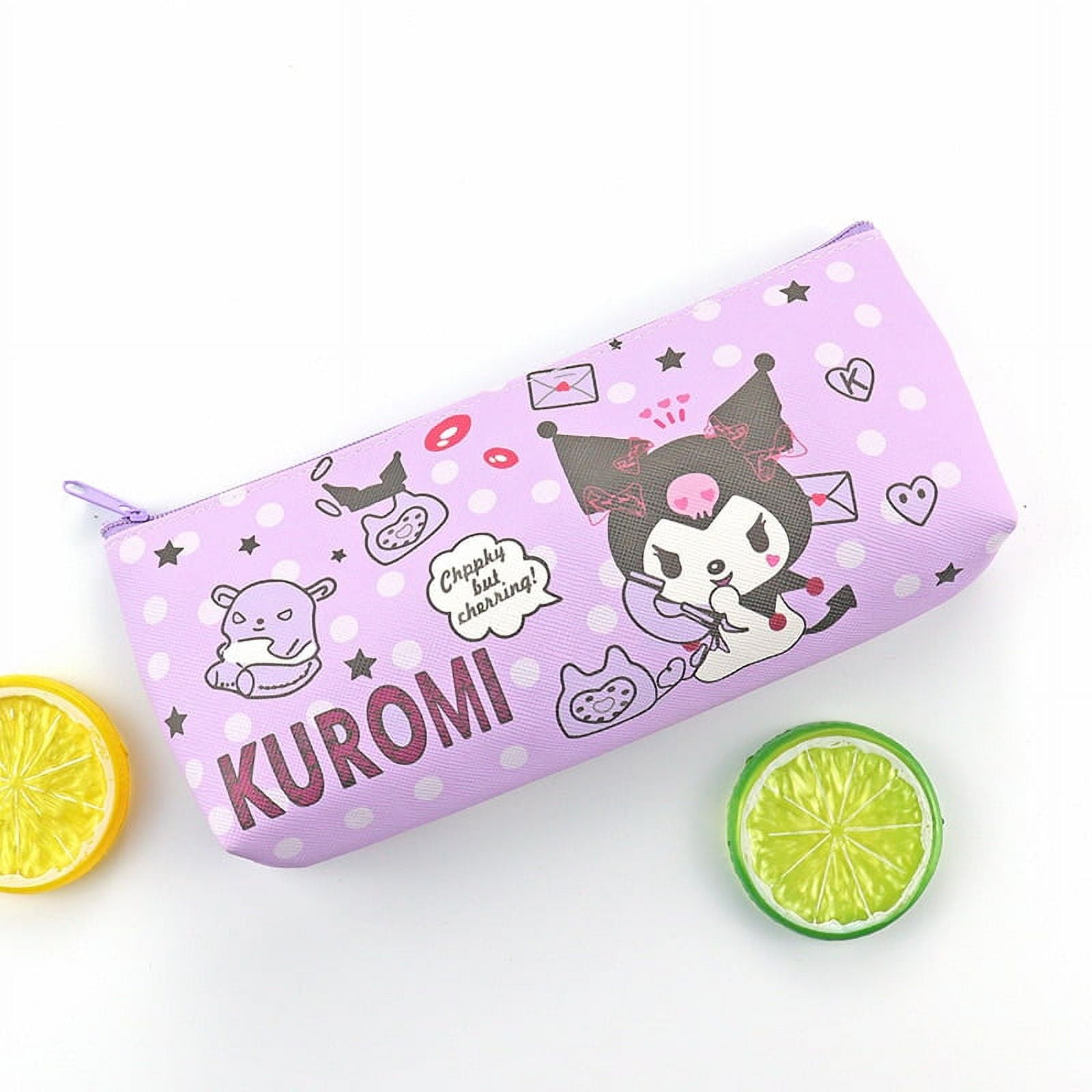 Ruunjoy Cartoon Sanrio Single Layer PU Pen Bag Melody Kuromi