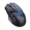 thumbnail image 1 of Wireless Gaming Mouse 9 Key Bluetooth Dual Mode DPI Adjustable Rechargeable Computer Mouse with RGB Backlit for Home Office, 1 of 2