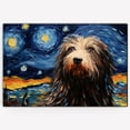 thumbnail image 3 of Bergamasco Sheepdog Dog Canvas Van Gogh Starry Night Wall Art Gifts Canvas Wall Art Frame Music Artist Customized Canvas Framed Photo Art Work For The Bedroom(Gifts For Dog Lover ), 3 of 6