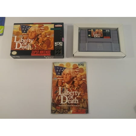 New Liberty Or Death - SNES - Super Nintendo Ent. System NTSC/PAL Cartridge