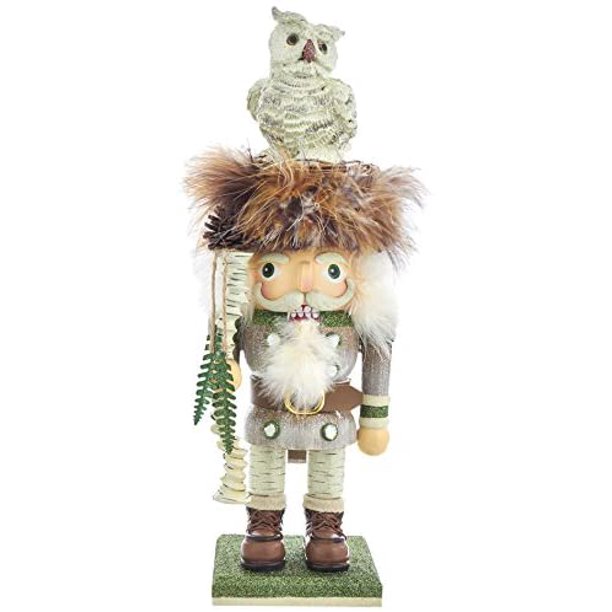 Kurt Adler 15Inch Hollywood™ Woodsman Nutcracker with White Owl