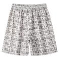 thumbnail image 3 of MYAOYI Mens Shorts Daily Wear Shorts Graphic Print Elastic Waist Drawstring Loose Fit Summer Casual Fashion Shorts with Pockets, 3 of 8