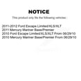 thumbnail image 2 of Transit Auto Front Disc Brake Rotors and Semi-Metallic Pads Kit for Car Ford Escape Mercury Mariner K8S-100137, 2 of 11