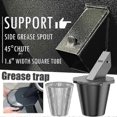 thumbnail image 5 of Upgraded Grease Bucket with Lid & Heat Coating - Large Capacity Heavy Duty Drip Bucket for Pellet Grills with 2 Foil Liners, 5 of 5