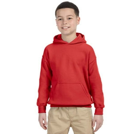 Youth Heavy Blend™ 13,3 Oz./verge Lin., Capuche 50/50 - Rouge - m