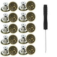 thumbnail image 1 of Lefu 10 PCS Metal Jeans Buttons 17mm Replacement No-Sew Screw Button Repair Kit DIY, 1 of 9