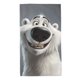 thumbnail image 1 of Balery Smiling Polar Bear Toalla de Microfibra Premium con Estampado – 27.5x16 pulgadas, Alta Absorción, Suave y Aterciopelada, Secado Rápido, 1 of 6
