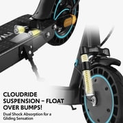 Electric Scooters for Adults, 650W Motor & 25-Mile Range, 10 Solid Tires, Dual Suspension, UL2272 Certified Foldable E-Scooter