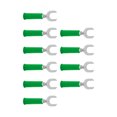thumbnail image 4 of Fork Spade Wire Connectors Y Spade Plug Connector Electrical Fork Spade Wire Connector U Type Wire Connector Banana Plug Adapter 10pcs Fork Spade Banana Plug Wire Connectors Brass, 4 of 8