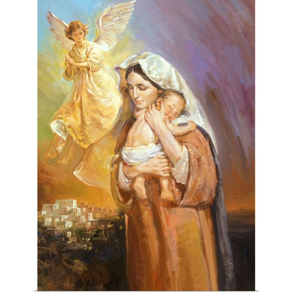 Great BIG Canvas | Rolled Hal Frenck Poster Print entitled Mary