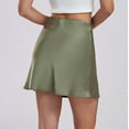 thumbnail image 5 of Siilsaa Knee Length and Midi A-Line Flowy Skirt | Comfortable Clothes for Women AG,L, 5 of 5