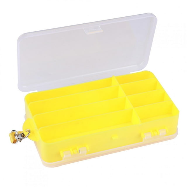 ABS Durable Storage Fishing Tackle Box, Double Side Tool Box, Quick Identification Angler For Wild Fishing Sea Fishing Fishing Enthusiasts