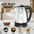 thumbnail image 5 of CACHOO Electric Tea Kettle, Water Boiler & Heater, 1.8 Liter, 1200 Watts Water Kettle for Fast Boiling, Auto-Shutoff and Boil-Dry Protection, 304 Stainless Steel, 5 of 8