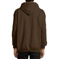 thumbnail image 4 of Hanes Men's and Big Men's Ultimate Cotton Heavyweight Fleece Hoodie, up to Size 3XL, 4 of 5