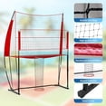 thumbnail image 3 of 8 x 11 FT Volleyball Net Set - Height Adjustable Volleyball System with Carry Bag for Backyard Beach and Recreational Games, 3 of 7